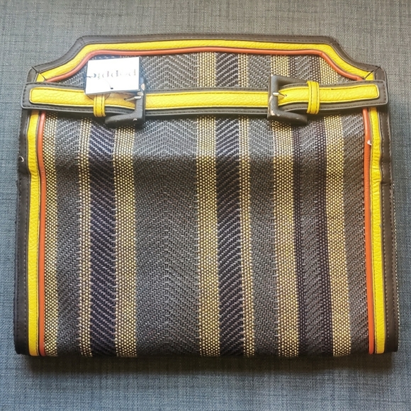 Many Moods of Poppie Jones Striped Mod Clutch - Picture 2 of 6